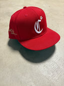 Old E Fitted Red