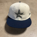 Star Fitted White Navy