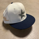 Star Fitted White Navy