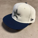 Star Fitted White Navy