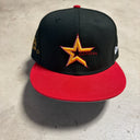Star Fitted Black & Red