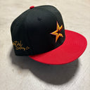 Star Fitted Black & Red