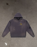 Sun Fade Frayed Fleece Hoodie