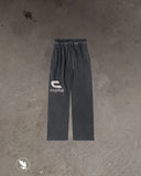 Dual waist baggy sweatpants